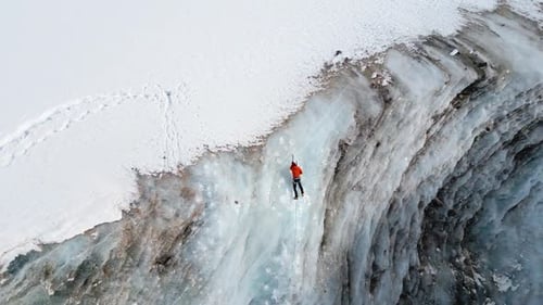 Ice Climbing at Big Glacier Wall