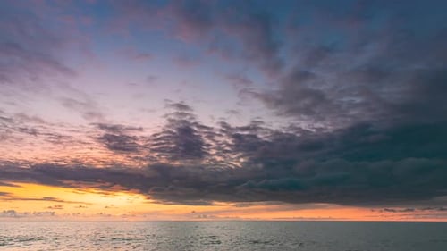 River Landscape In Sunny Spring Day Timelapse Transition To Evening Sky Cumulus Sky Timelapse Cloudy