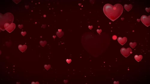 Valentines Day Hearts Red