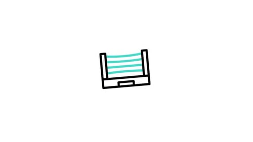 Hand Drawn Wavy Lines Loading Bar Animation