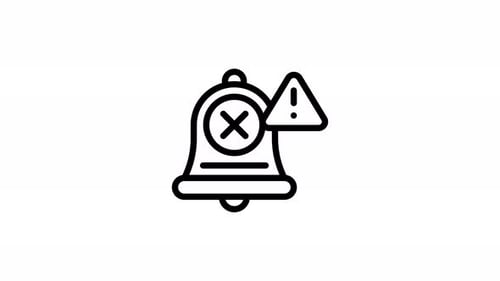 alert line icon animation