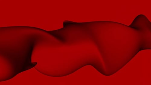 Abstract Fluid Red Background Animation