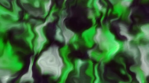 Abstract Liquid Green Fluid Background Loop