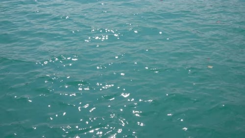 blue lake wave surface texture