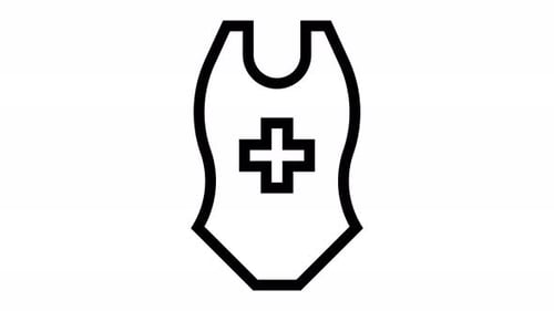 Animated Line Art Icons: Minimalist Swimsuit and Tank Top Reveal