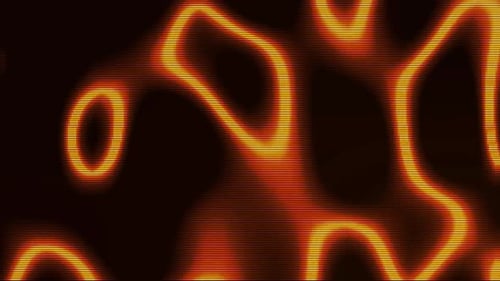Abstract Glowing Fluid Lines Digital Background