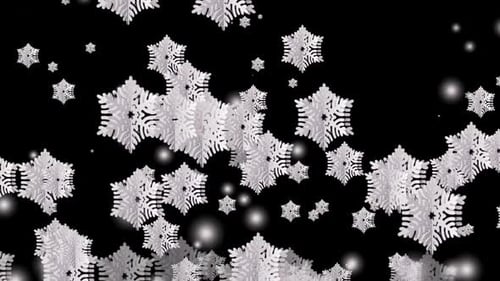 Snowflake Background Animation V1
