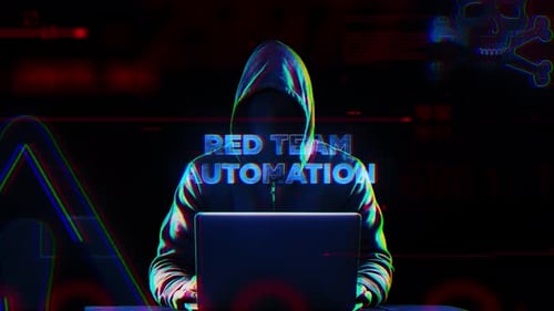 Glitch Hacker Reveal for Cyber Security