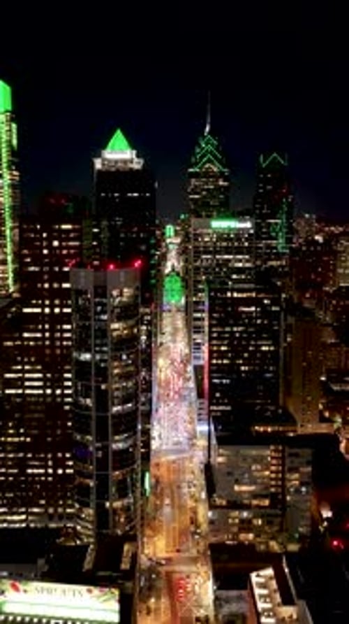 Philadelphia Skyline At Philadelphia In Pennsylvania United States.