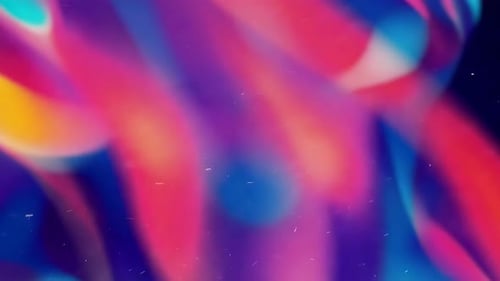 Abstract Colorful Flowing Light Trails Background