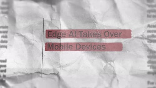 Grunge Crumpled Newspaper Title Reveal