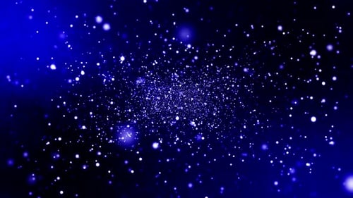 Particles Blue Background Loop