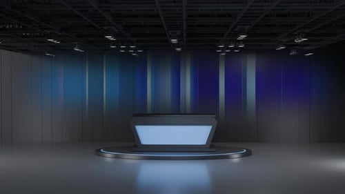 3D Virtual TV Studio News