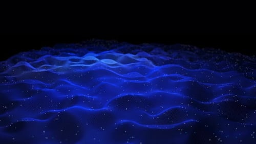 3d Data Wave Background