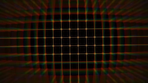 Glowing Tech Grid Loop