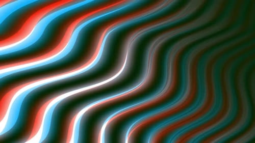 Vibrant Glowing Wavy Lines Abstract Motion Background