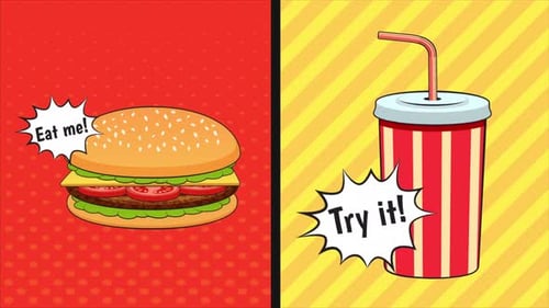 Fast Food Commercial Showing 4K