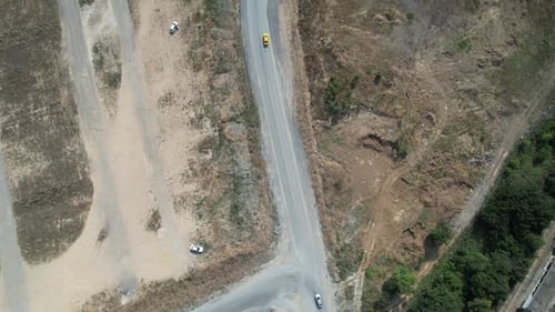 Aerial Rural Road
