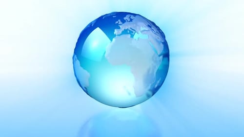 Loopable Spinning Glass Globe