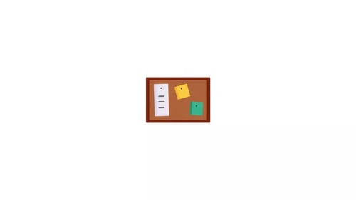 Noticeboard Icon Animation