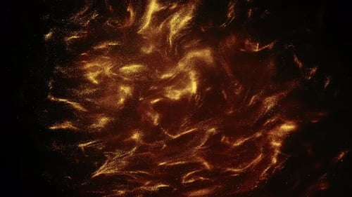 Golden Symphony Eine harmonische Mischung aus Goldtinte und zarten Farbtönen in der Fluid Art
