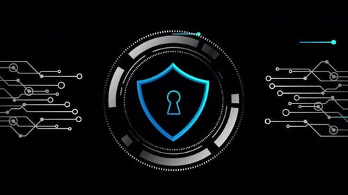 information security, data protection, antivirus, antivirus computer shield 4k animation alpha