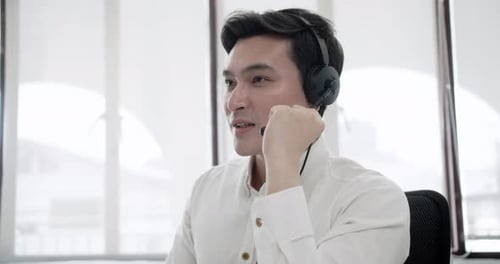 Engaging virtual meeting discussion modern office professional environment insightful viewpoint