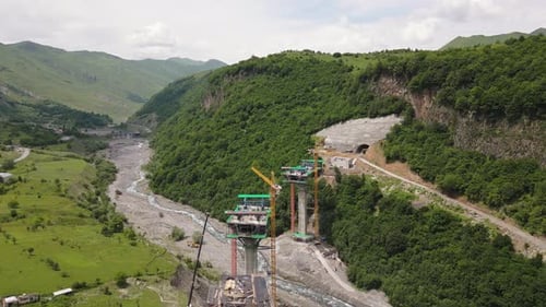 Nuevo sitio de construcción de carreteras en Georgia