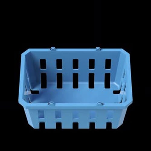 Minimalist 3D Shopping Basket Reveal Animation