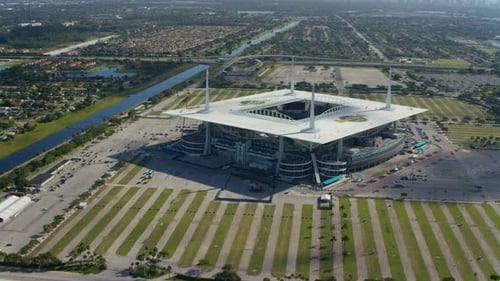 November 23, 2016, Miami, Flordia: Aerial View of Hard Rock Stadium Home