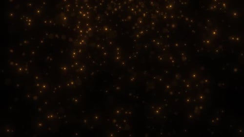 Goldene glänzende Partikel
