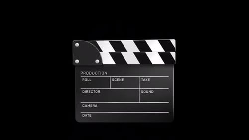 Movie Clapperboard Alpha Channel
