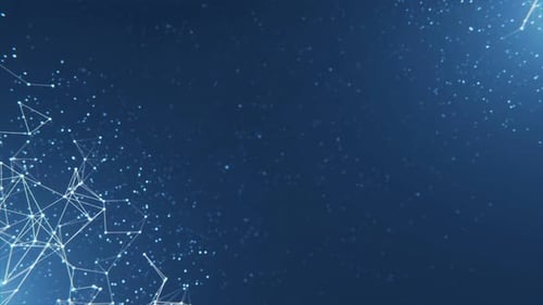 Plexus Network Animation Data Connectivity Background