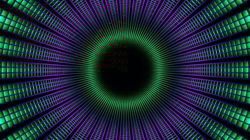 Purple And Turquoise Cyber Eyeball Background Vj Loop In 4K