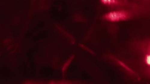 Red Light Leaks with Abstract Glowing Effects Background