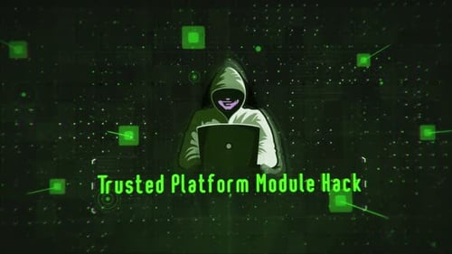 Glitch Digital Hacker Logo Reveal Intro