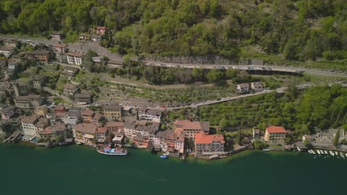 Experience the Stunning Aerial View of Lake Como Italy Blending Nature and Architecture