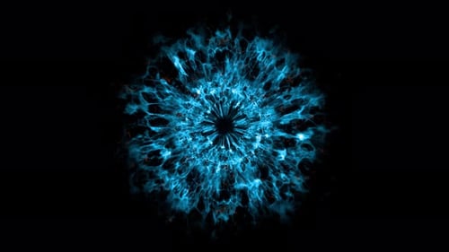 Dynamic Futuristic Energy Burst Visual Effect