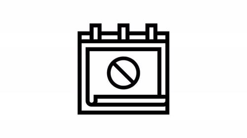 calendar line icon animation