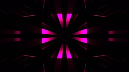 Pink Endless Neon Striped Abstraction Background Vj Loop In 4K