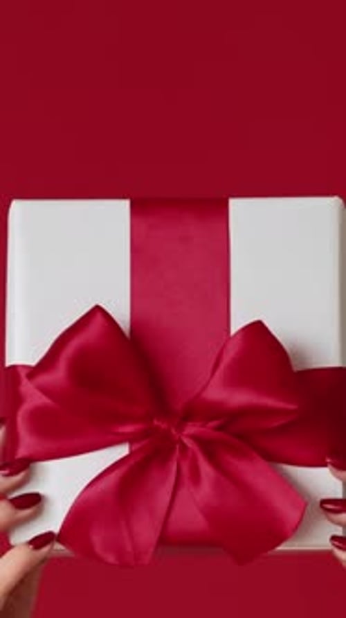 Gift Box Presented for Celebratory Event