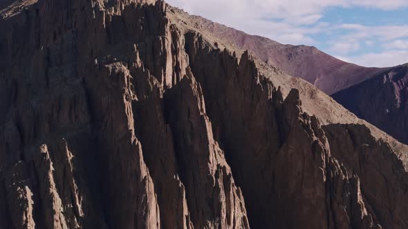 Sharp Ridges and Jagged Cliffs in Rugged Highlands, Nature Stock ...