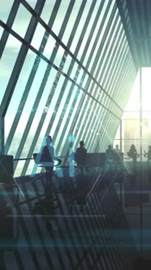 The Use of Artificial Intelligence in Business Processes 3D Render