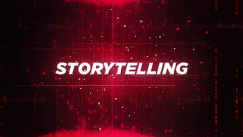 Futuristic Digital Grid Animated Title