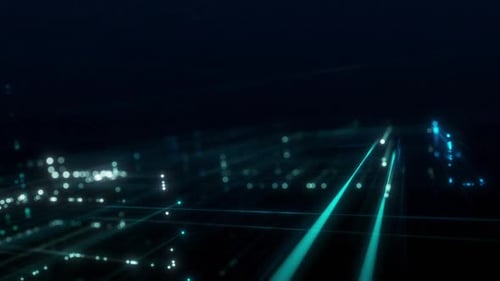 Futuristic Digital Technology Network Background