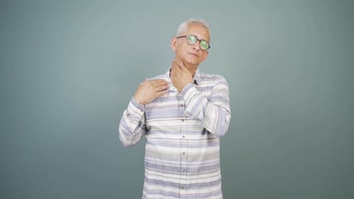 La température élevée de l'air étouffe l'homme.