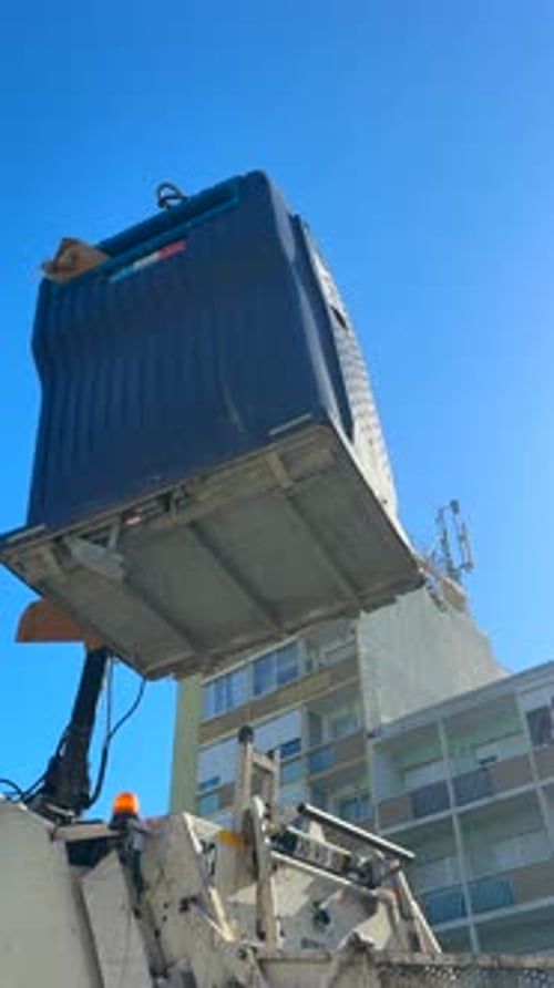 Efficient Waste Collection Procedures in Urban Environments Utilizing Crane Technology