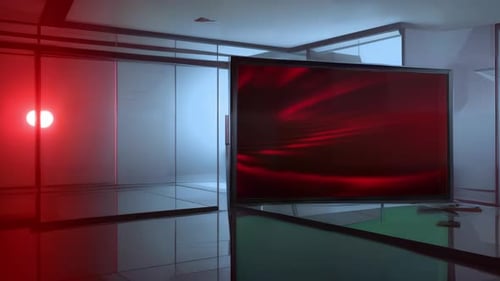 Elegante TV-Studio-Präsentation: 3D-Hintergrund für virtuelle Sets