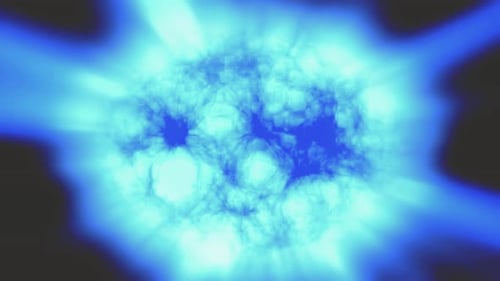 Abstract Blue Glowing Energy Field Background