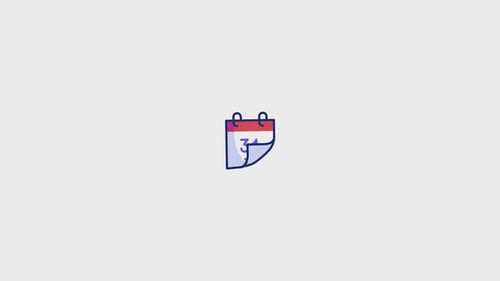 Animiertes Kalendersymbol